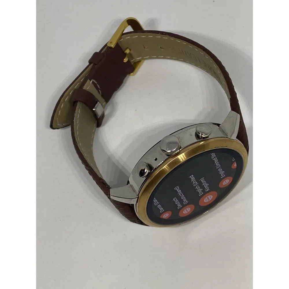 Fossil Gen 4 Authentic Digital Dial Smart Watch Custom Band FTW6016 AB515